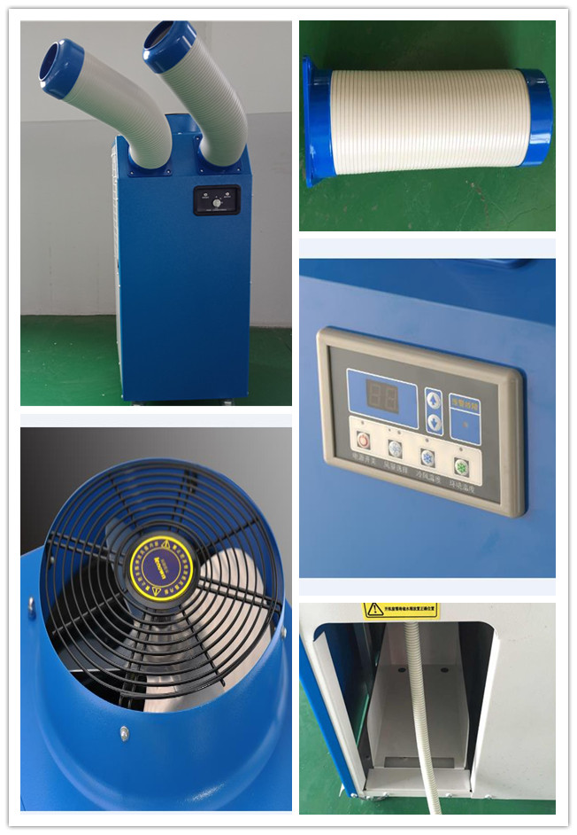 9300BTU Industrial Spot Coolers Spot Cooling Systems With Two Flexible