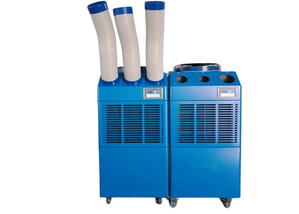 6500w Portable Spot Air Conditioner 22000btu Air Cooled AC Three Ducts Portable Spot Cooler